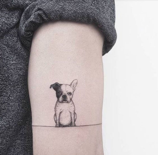 tatuajes de perros mujer
